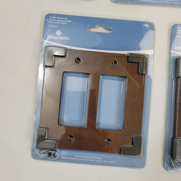 (4) Brainerd ROWLAND Double Decorator 66265 Charcoal Ebony & Soft Iron - Picture 12 of 13